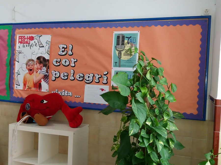 El Colegio de Pego recibe al Corazón Peregrino