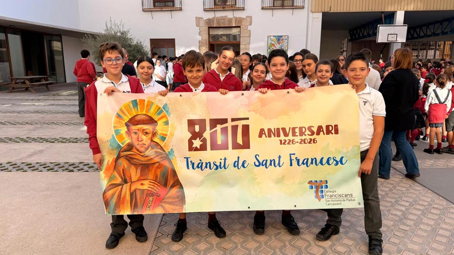 Carcaixent celebra el VIII Centenario del Tránsito de san Francisco de Asís